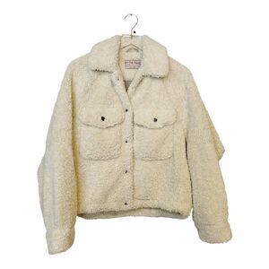 Free People Teddy Fuzzy Sherpa Jacket Sz M